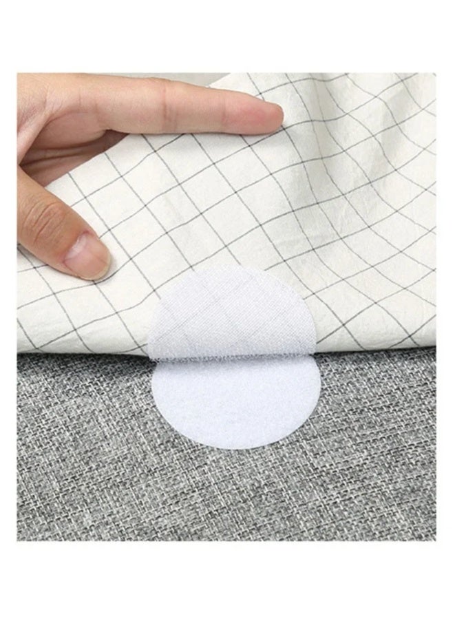 10pcs Anti-Slip Fixation Round Carpet Stickers For Bedsheets, Sofas, Car Cushions - Image 2